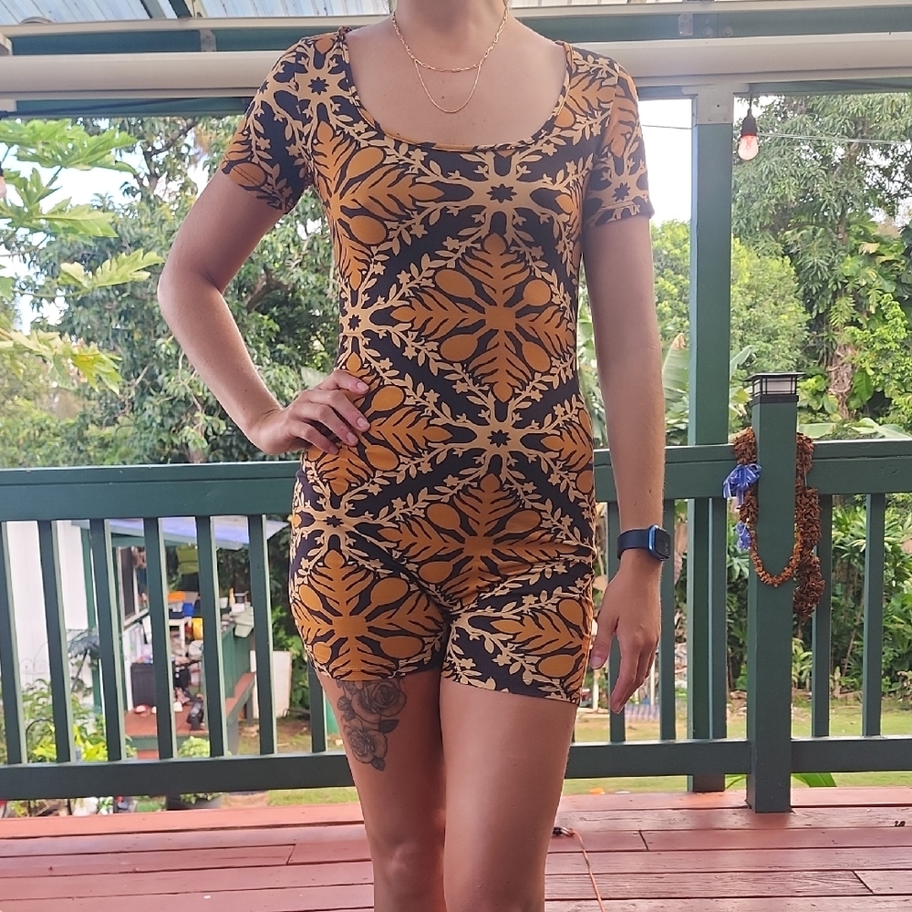 Stylish Yellow and Black Jumpsuit